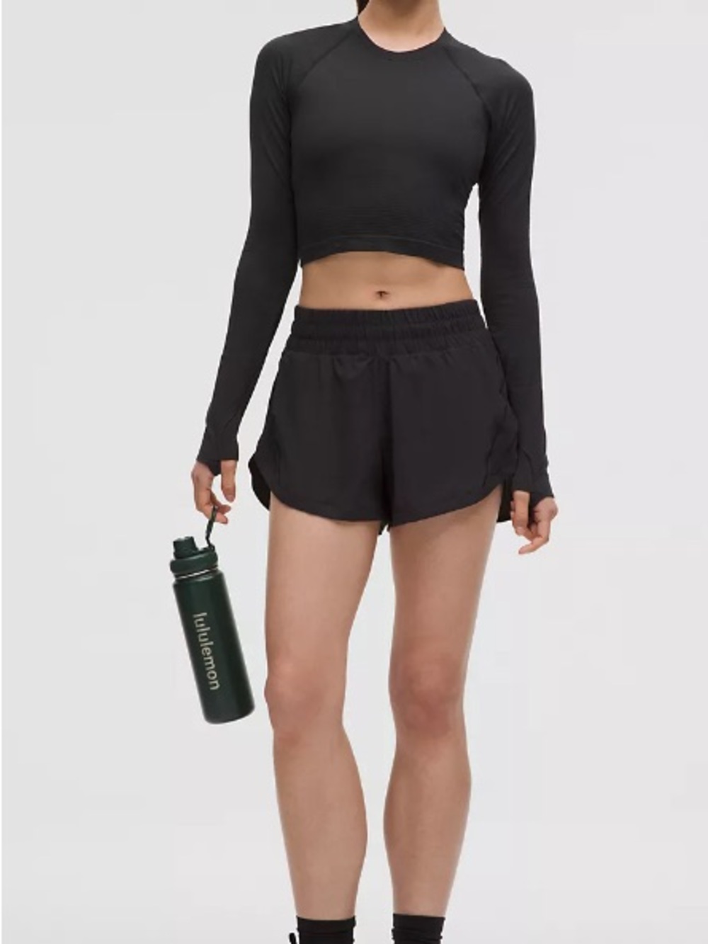 Lululemon Track That High-Rise lined shorts 3”